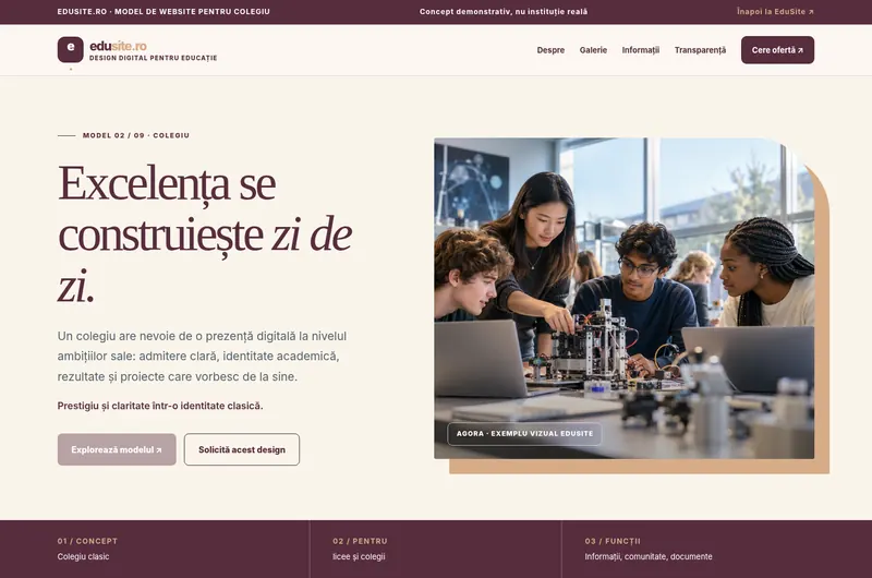 Previzualizare model Agora