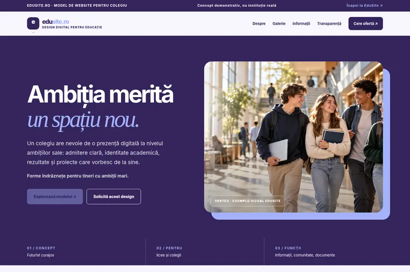 Previzualizare model Vertex
